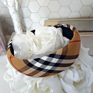 NEW! PREPPY Plaid PADDED HEADBAND